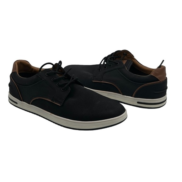 Steve Madden Black Jalen Lace Up Sneakers Size 9 1/2 Men's
